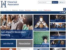 Tablet Screenshot of history.org.uk
